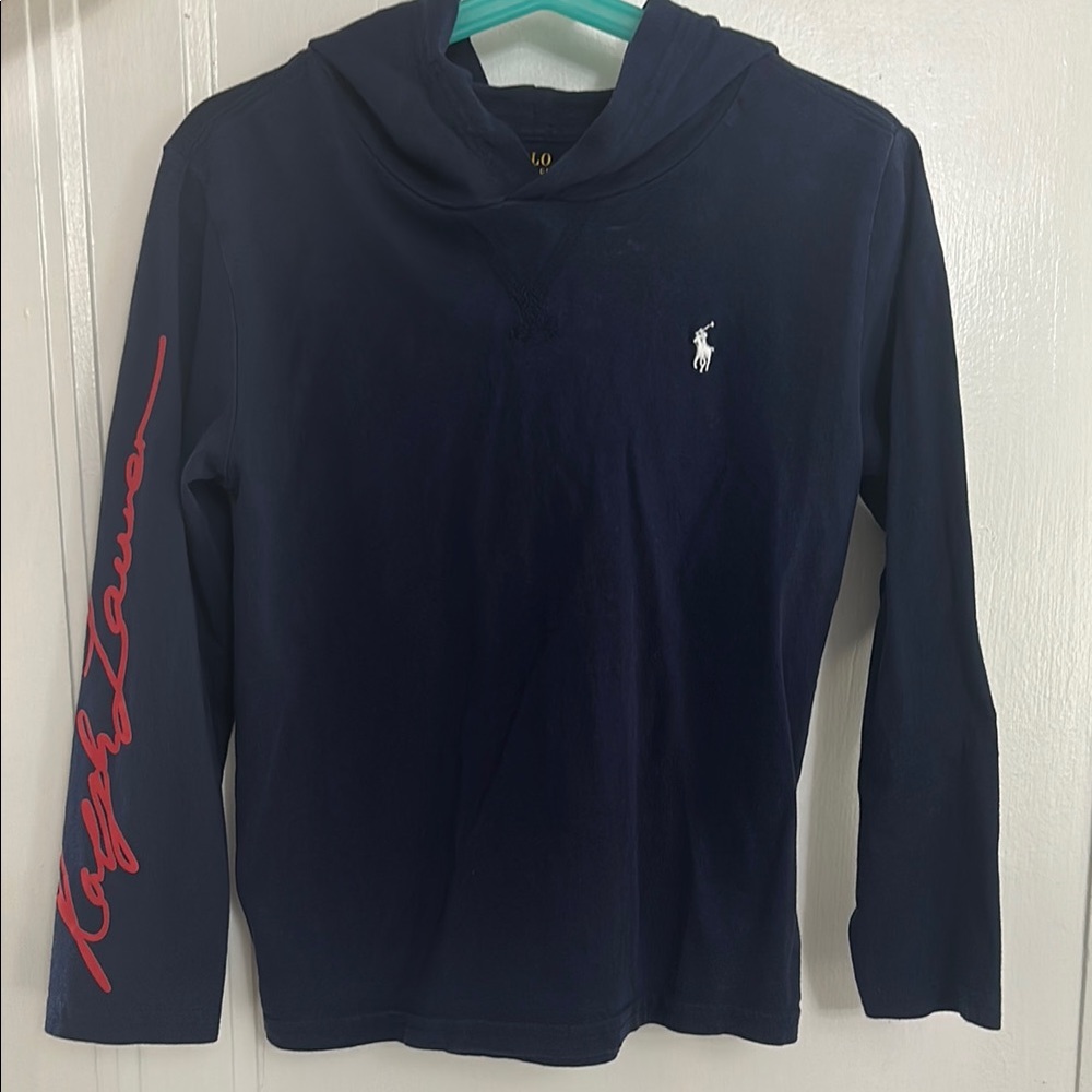 Ralph Lauren Kids Navy Blue Hoodie